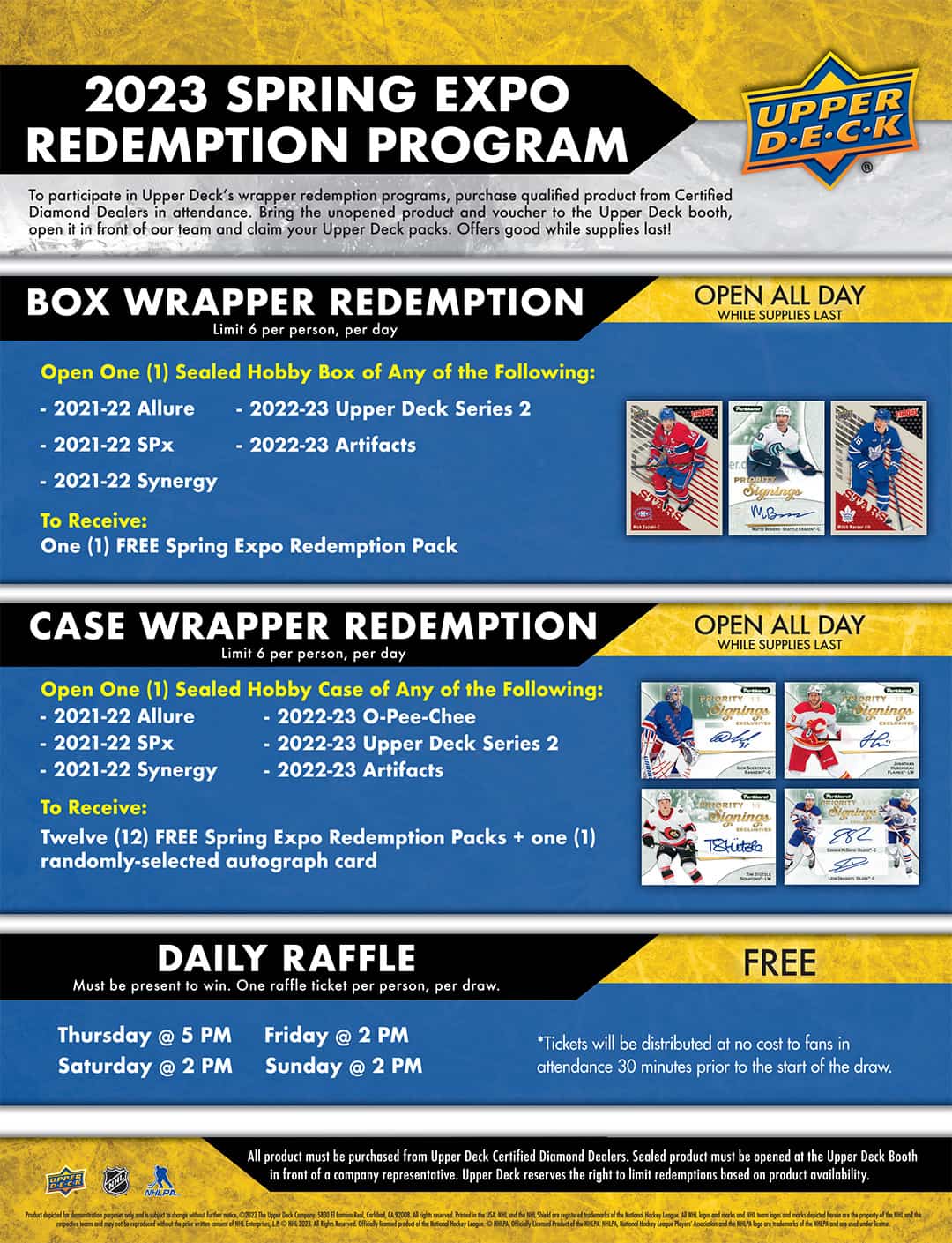 Sport Card Expo Toronto | Redemption Program